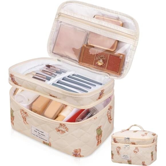 Handbags - Large Makeup Bag, Cute Cosmetic Bag 018